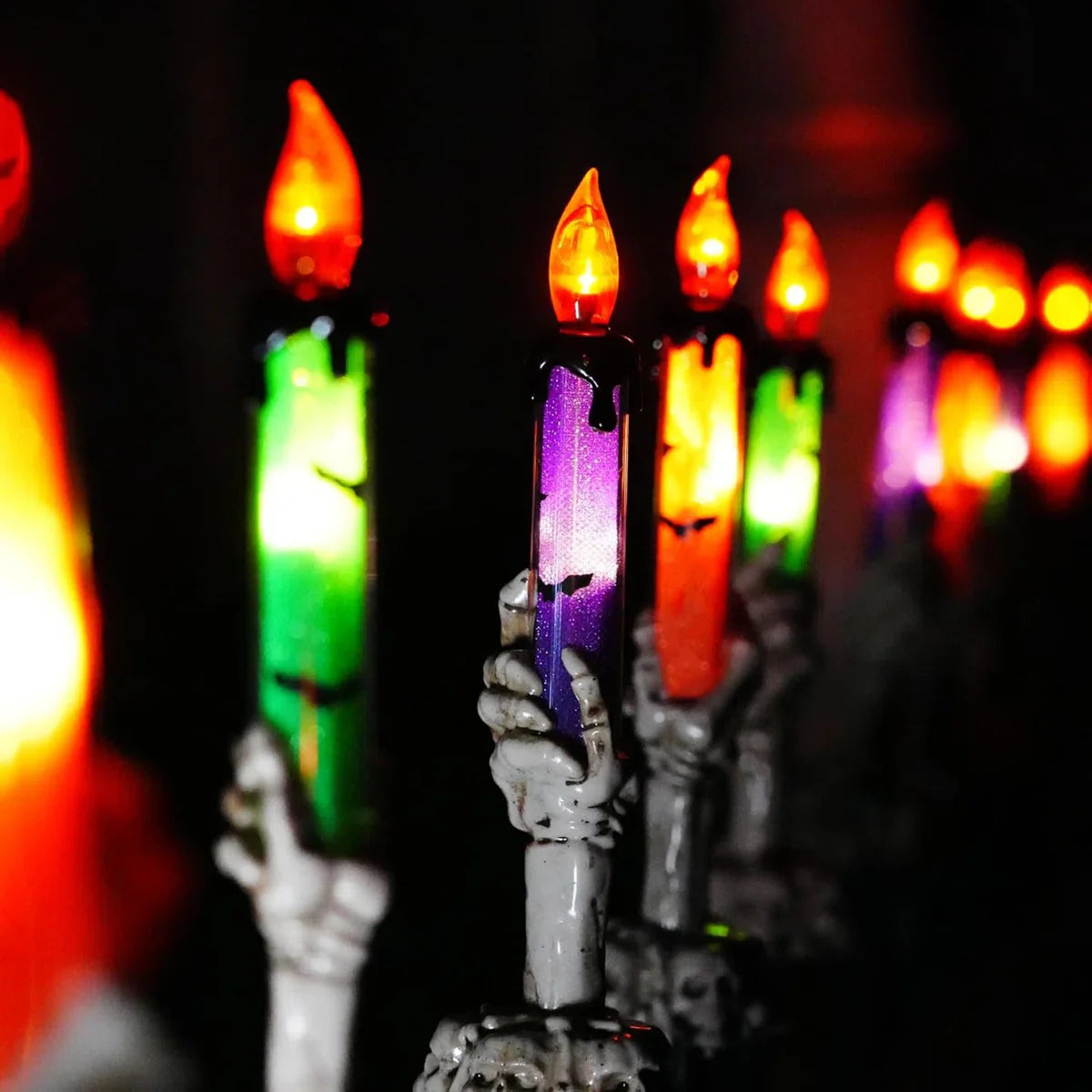 👻 Halloween Sale 49% OFF 👻 Solar Powered Skull Candle Light