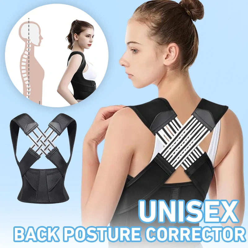 Premium Posture Corrector - Relieve Sciatica, Fix Neck Hump, and Restore Your Natural Curve
