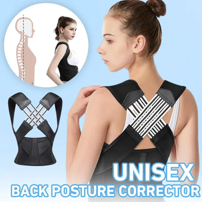 Premium Posture Corrector - Relieve Sciatica, Fix Neck Hump, and Restore Your Natural Curve