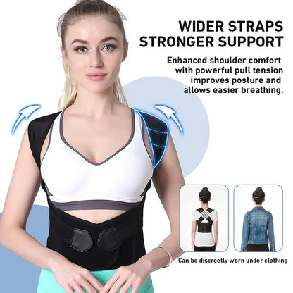 Premium Posture Corrector - Relieve Sciatica, Fix Neck Hump, and Restore Your Natural Curve