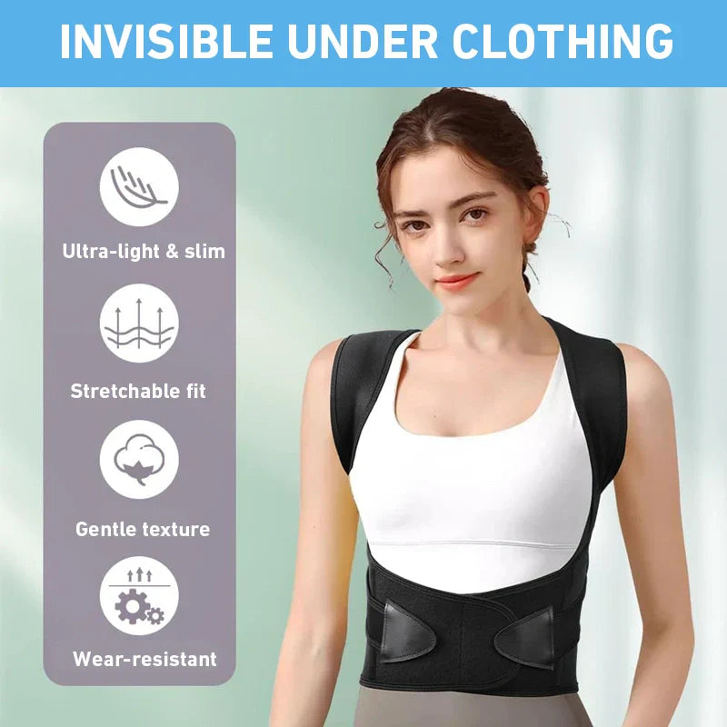 Premium Posture Corrector - Relieve Sciatica, Fix Neck Hump, and Restore Your Natural Curve
