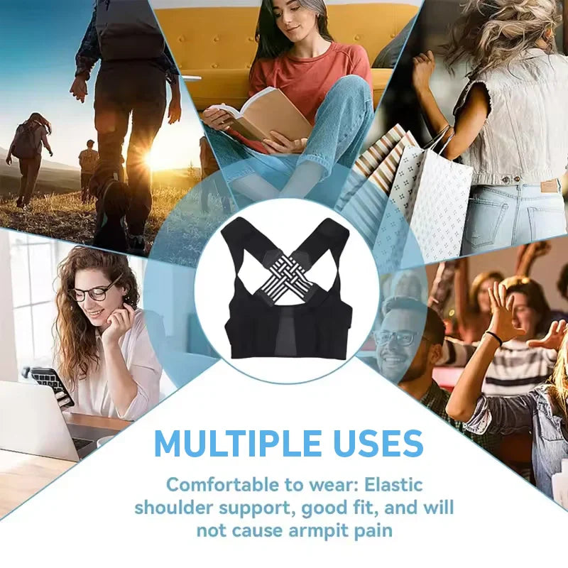 Premium Posture Corrector - Relieve Sciatica, Fix Neck Hump, and Restore Your Natural Curve