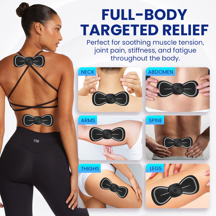 Wireless Portable Physiotherapy Massage Device - Full-Body Pain Relief