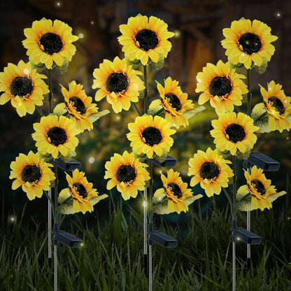 🌞Women's Equality Day - Solar LED Sunflower Garden Lights-29.6inch/75cm 🌻