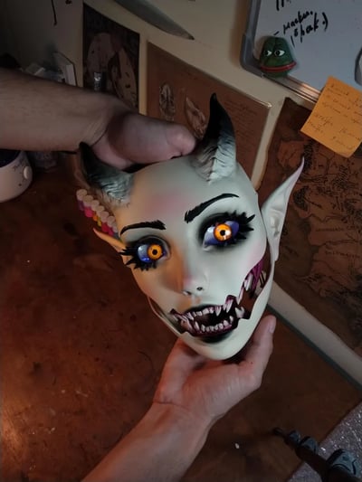 🔥LAST DAY 49% OFF - 🎭Babydoll Mask: Quality and adjustable for comfort😈