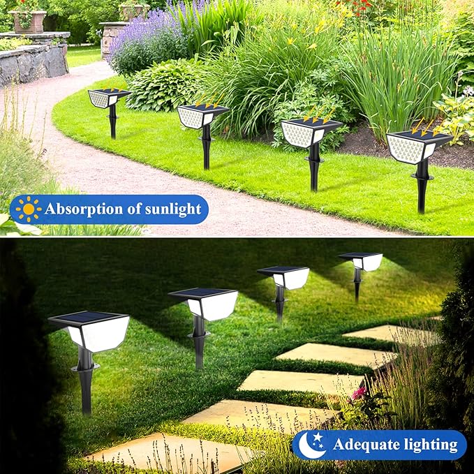 Kaliiqo™ Solar Ground & Wall Light – Dual Lighting Modes