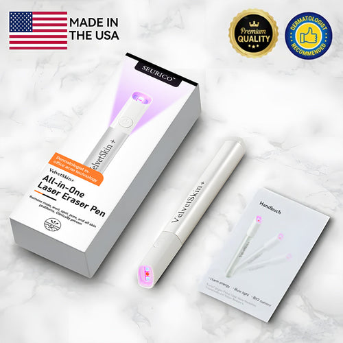 🔥Seurico™ VelvetSkin+ All-in-One Laser Eraser Pen✨ | Safe & Easy At-Home Solution for Smooth, Spot-Free Skin 💆‍♀️🌟