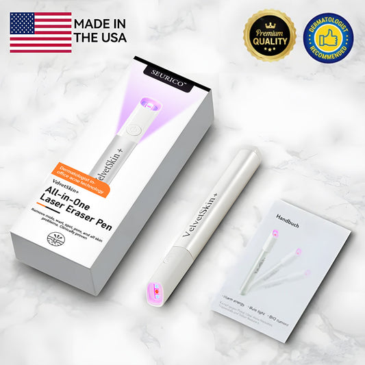 🔥Seurico™ VelvetSkin+ All-in-One Laser Eraser Pen✨ | Safe & Easy At-Home Solution for Smooth, Spot-Free Skin 💆‍♀️🌟