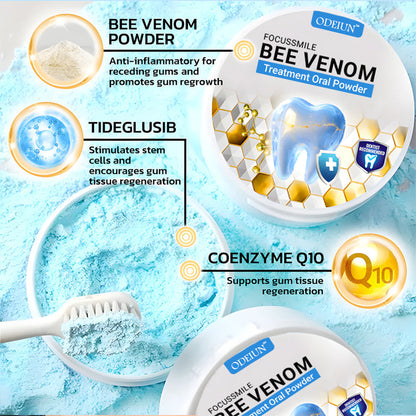 🔥🔥Odeiun™ Bee Venom Gum Repair Powder 🐝 (ADA Approved) 🎁 Flash Sale – Restore Teeth & Gums Now!
