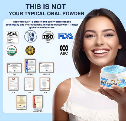 🔥🔥Odeiun™ Bee Venom Gum Repair Powder 🐝 (ADA Approved) 🎁 Flash Sale – Restore Teeth & Gums Now!