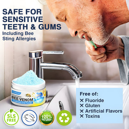 🔥🔥Odeiun™ Bee Venom Gum Repair Powder 🐝 (ADA Approved) 🎁 Flash Sale – Restore Teeth & Gums Now!