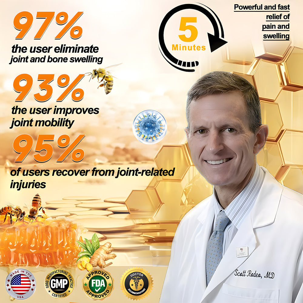 🎁Flash Sale Odeiun™ Botulinum Toxin & Bee Venom Pain-Relief Bone Healing Cream