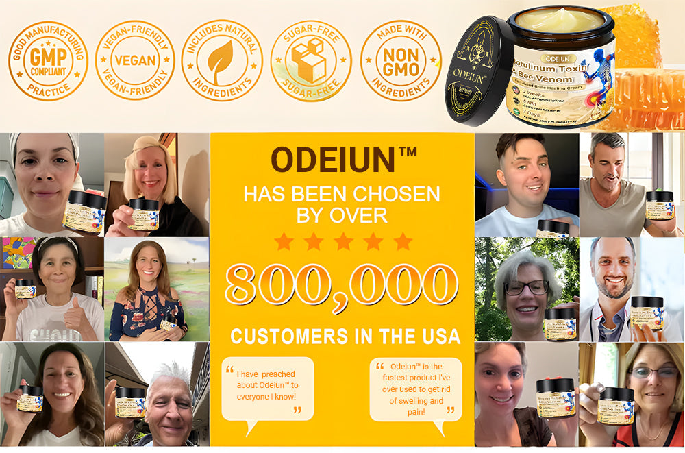 🎁Flash Sale Odeiun™ Botulinum Toxin & Bee Venom Pain-Relief Bone Healing Cream