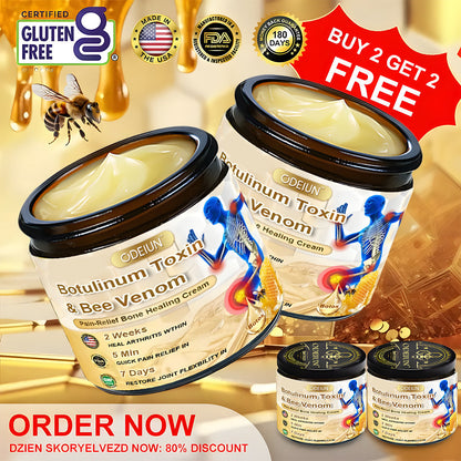 🎁Flash Sale Odeiun™ Botulinum Toxin & Bee Venom Pain-Relief Bone Healing Cream