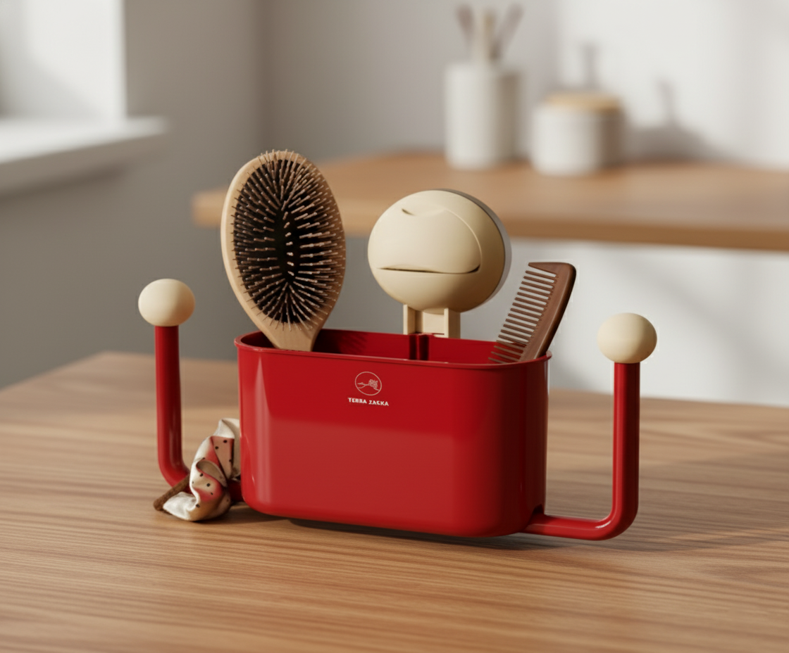 Terra Zakka Suction Cup Round Ball Storage Rack