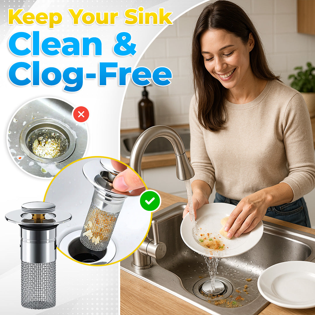 🚰 ODEIUN™ Sink Drain Strainer – Keep Your Sink Clean & Clog-Free! 🔥