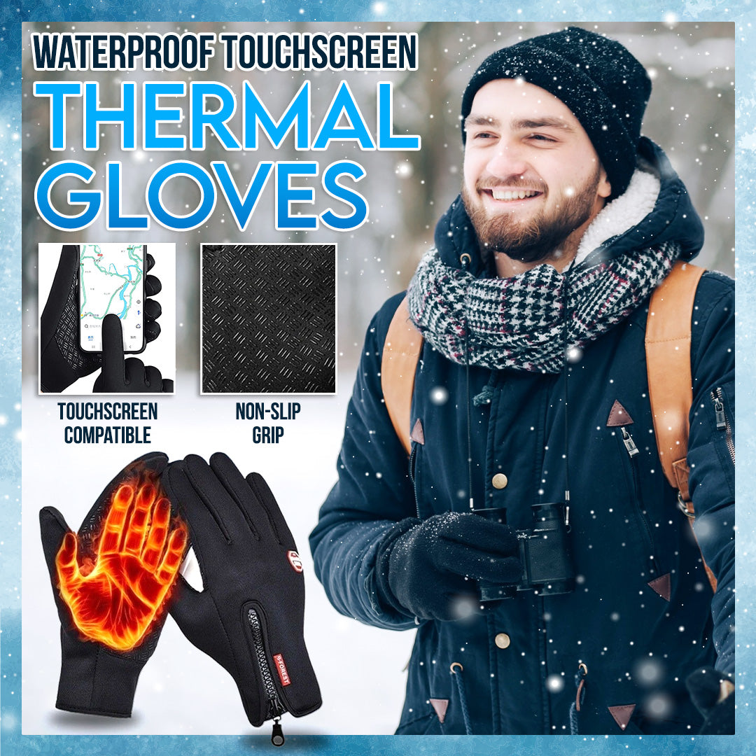 ❄️Last Day 50% OFF❄️Waterproof Touchscreen Thermal Gloves🎁Perfect for Outdoor Working, Cycling,Running,Driving