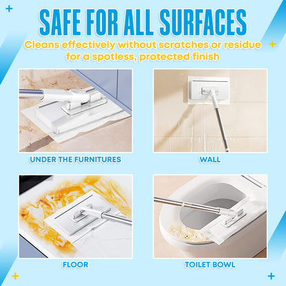 💦 Last Day: 50% OFF – Disposable Dust Mop with 4 Reusable Cloths