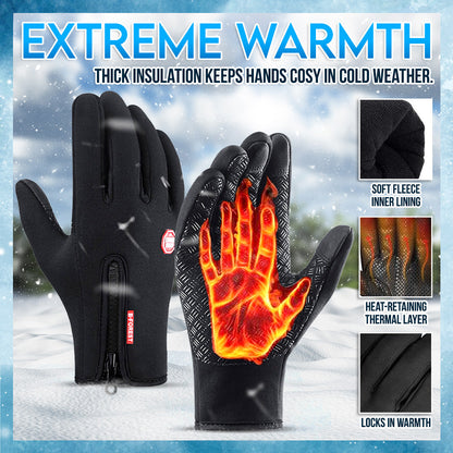 ❄️Last Day 50% OFF❄️Waterproof Touchscreen Thermal Gloves🎁Perfect for Outdoor Working, Cycling,Running,Driving