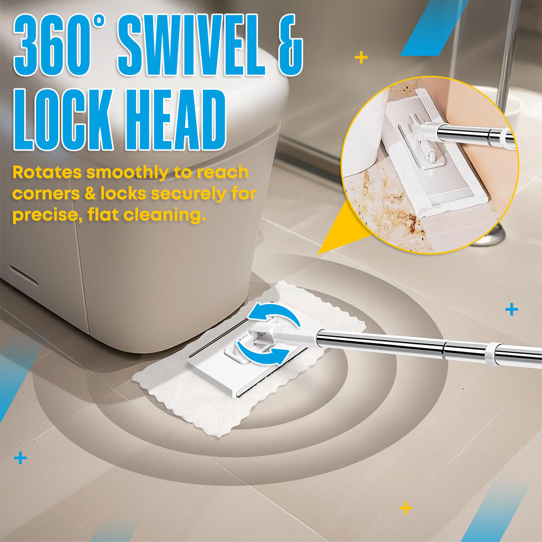 💦 Last Day: 50% OFF – Disposable Dust Mop with 4 Reusable Cloths