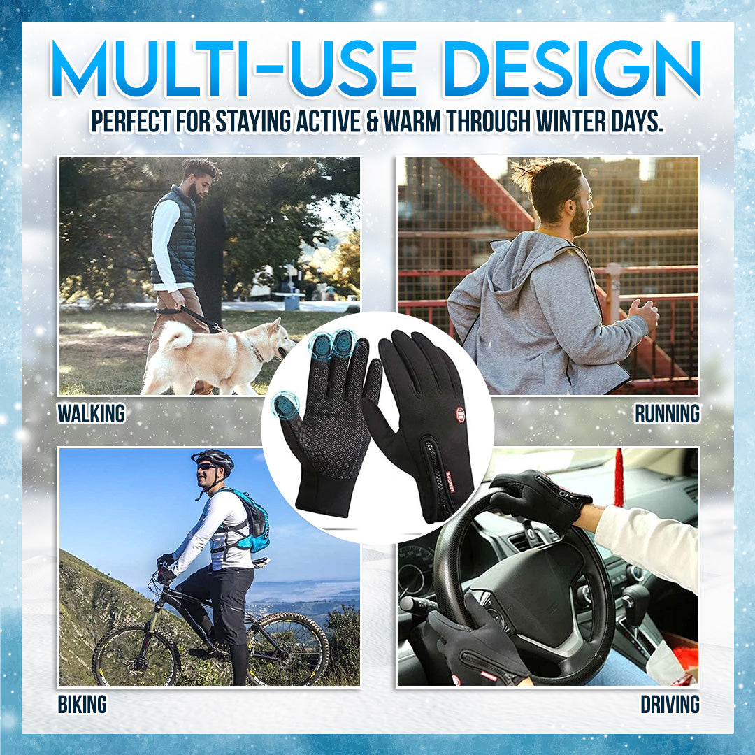 ❄️Last Day 50% OFF❄️Waterproof Touchscreen Thermal Gloves🎁Perfect for Outdoor Working, Cycling,Running,Driving