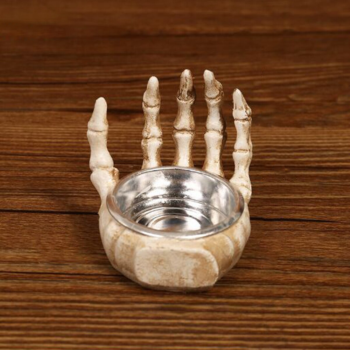 💀🕯️ Eerie Glow: Halloween Skull Candle Holder Set - Illuminate Your Spooky Night! 🕯️💀