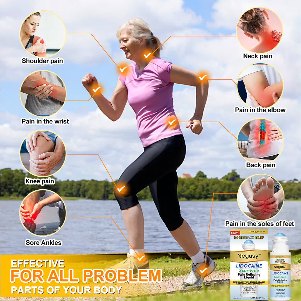 ✅Official Store: Negusy™ Lidocaine Scar-Free Pain Relief Healing Liquid👨‍⚕️USA Osteopathic Medical Association （AAOS）Approved(Reducing joint swelling, pain, stiffness, redness, warmth, soreness and joint fatigue )✨