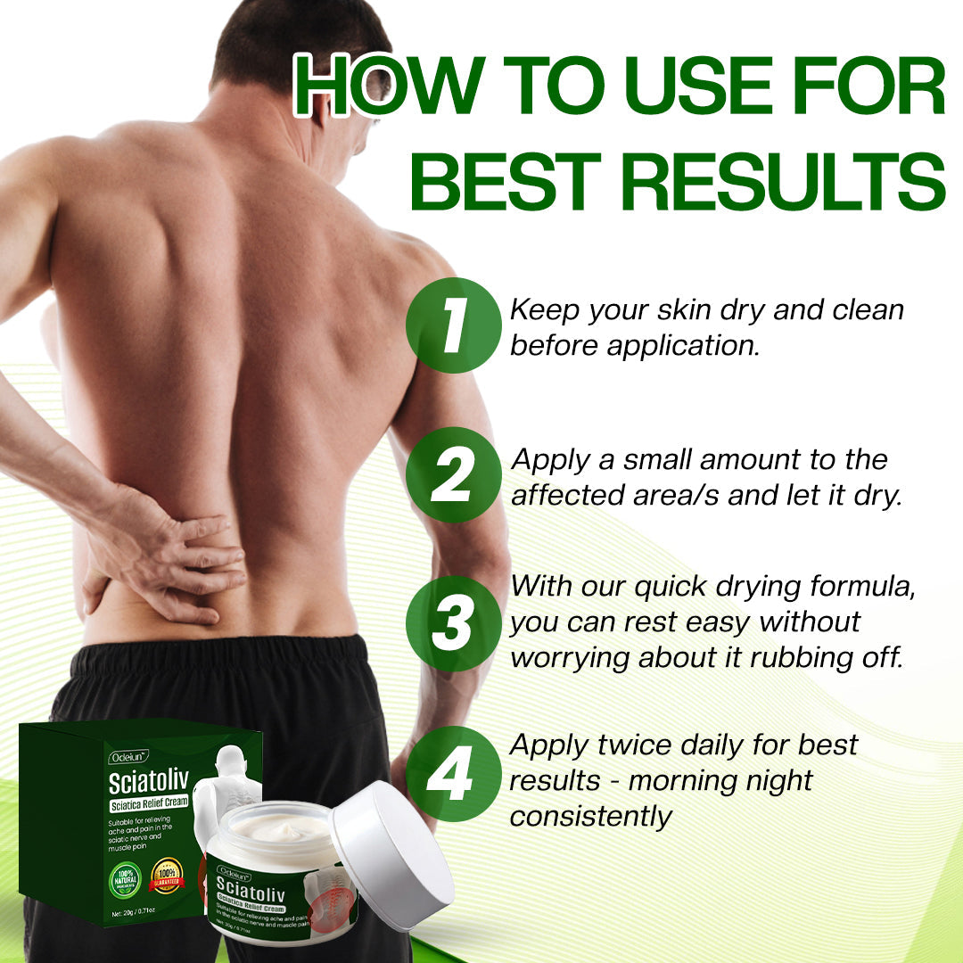 ✨ ODEIUN™ Sciatoliv Sciatica Relief Cream – Soothe Nerve Pain & Restore Mobility 💚