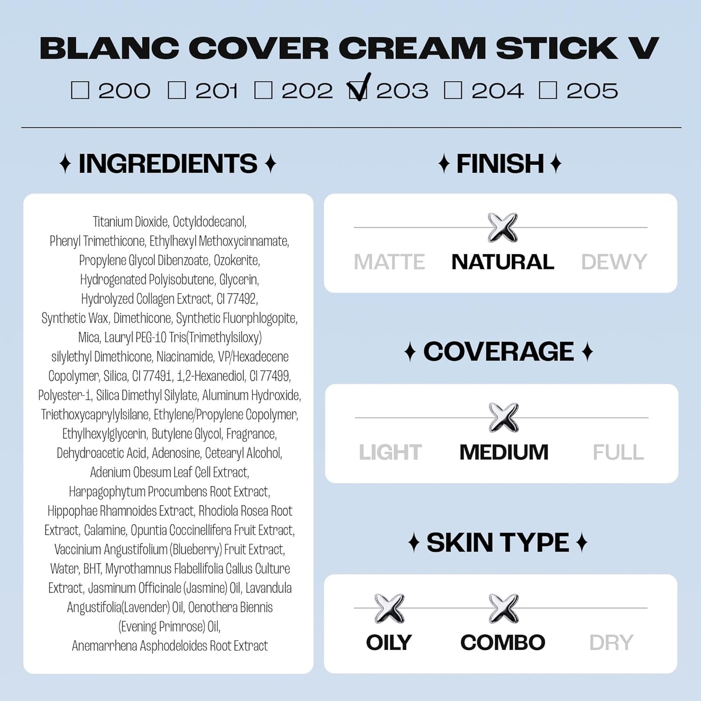 🎁🎉Meet the  Blanc Cover Stick V — Your All-in-One Beauty Essential!