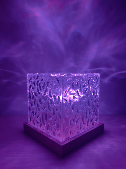 AuroraGlow Night Light Projector with Remote – 16 Ocean Wave Colors Lamp