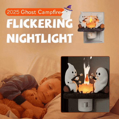 👻Ghost Campfire Flickering Nightlight
